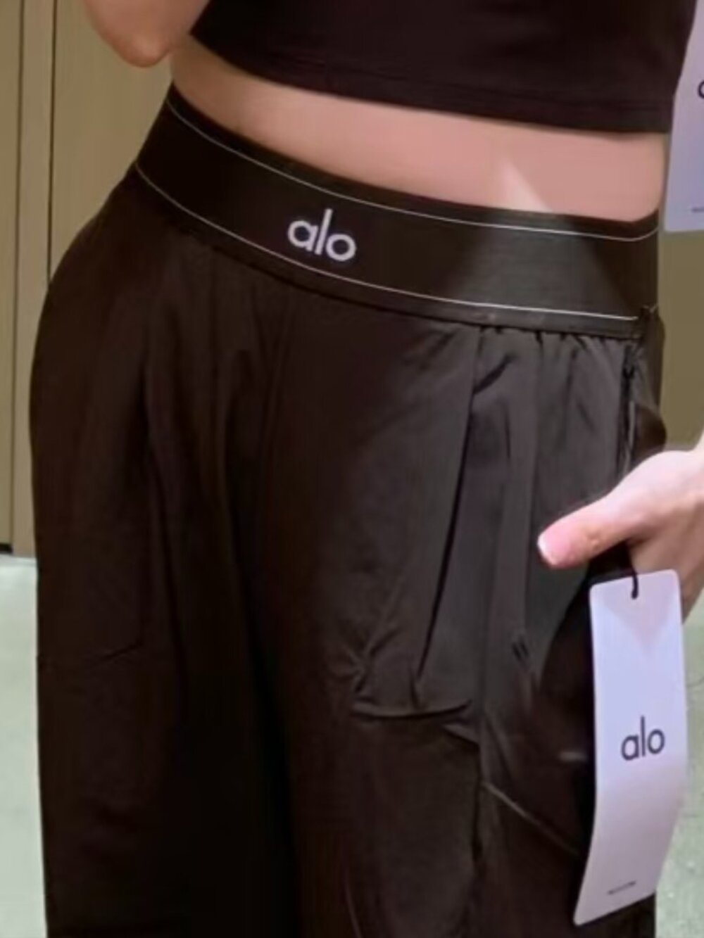 Espresso Brown ALO Yoga Suit Up Trouser🤎Wide Leg Pants|Regular|Limited XS/S💗 - Picture 7 of 7